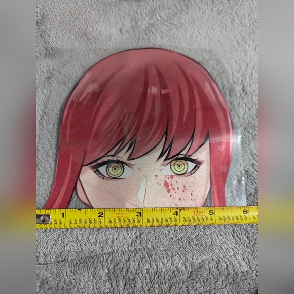 Anime Chainsaw Man Glossy Vinyl Decal Peeker Sticker Makima 6x6 - Picture 3 of 4